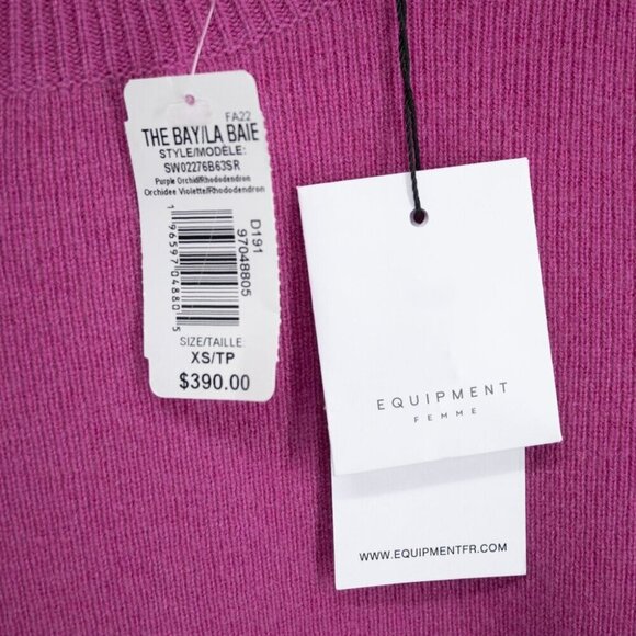 Equipment Corma Striped Wool-Cashmere Sweater | XS | NWT - Picture 6 of 10